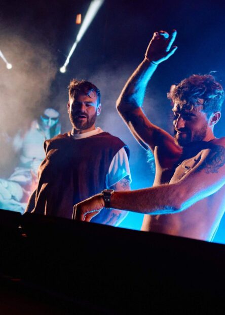The Chainsmokers performing at 'The Party Never Ends'